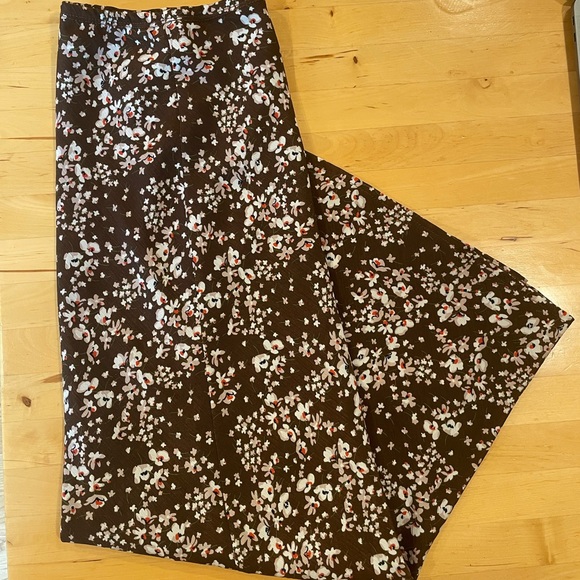 Brown Floral Princess Polly Midi Skirt - Picture 2 of 3